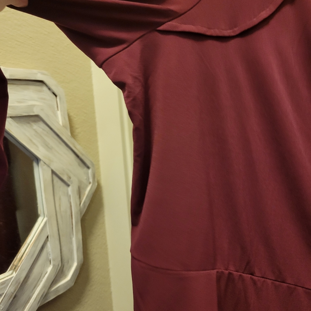 Bugundy Wine Plus Lane Bryant Bodysuit - image 4